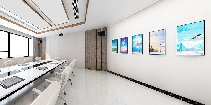 腾远丶装饰-龙港会议室-装修设计方案