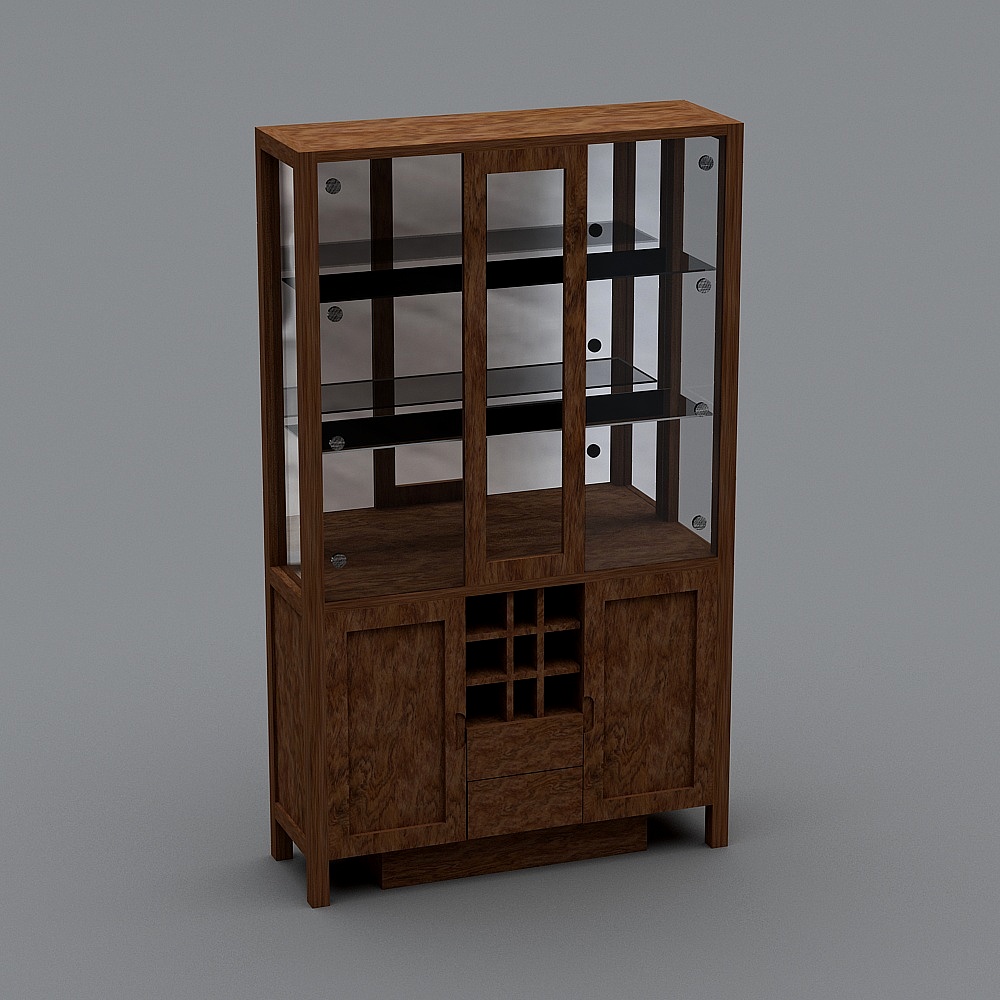 展柜3D模型