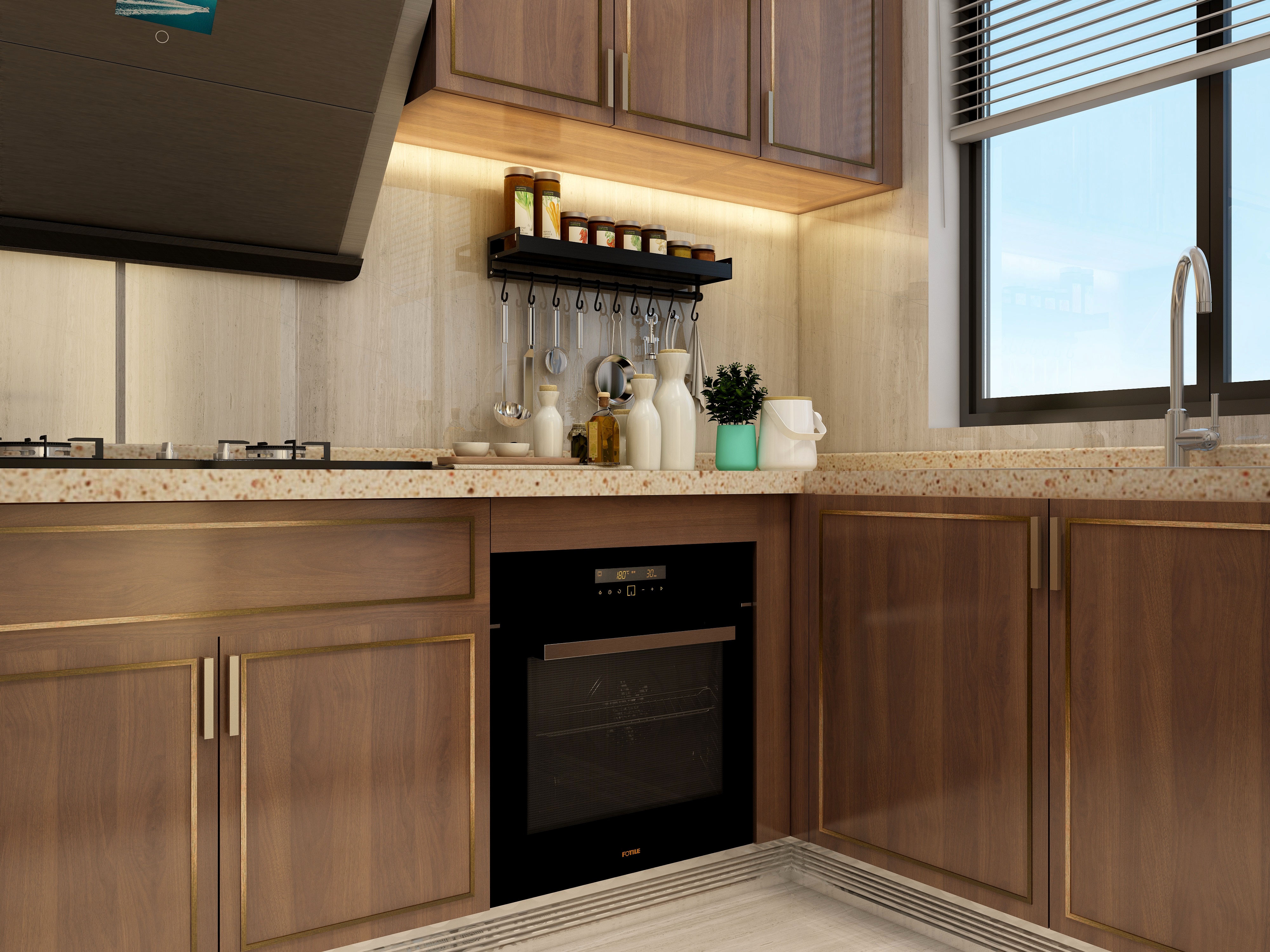 庄育霖-137方现代简约三居装修效果图