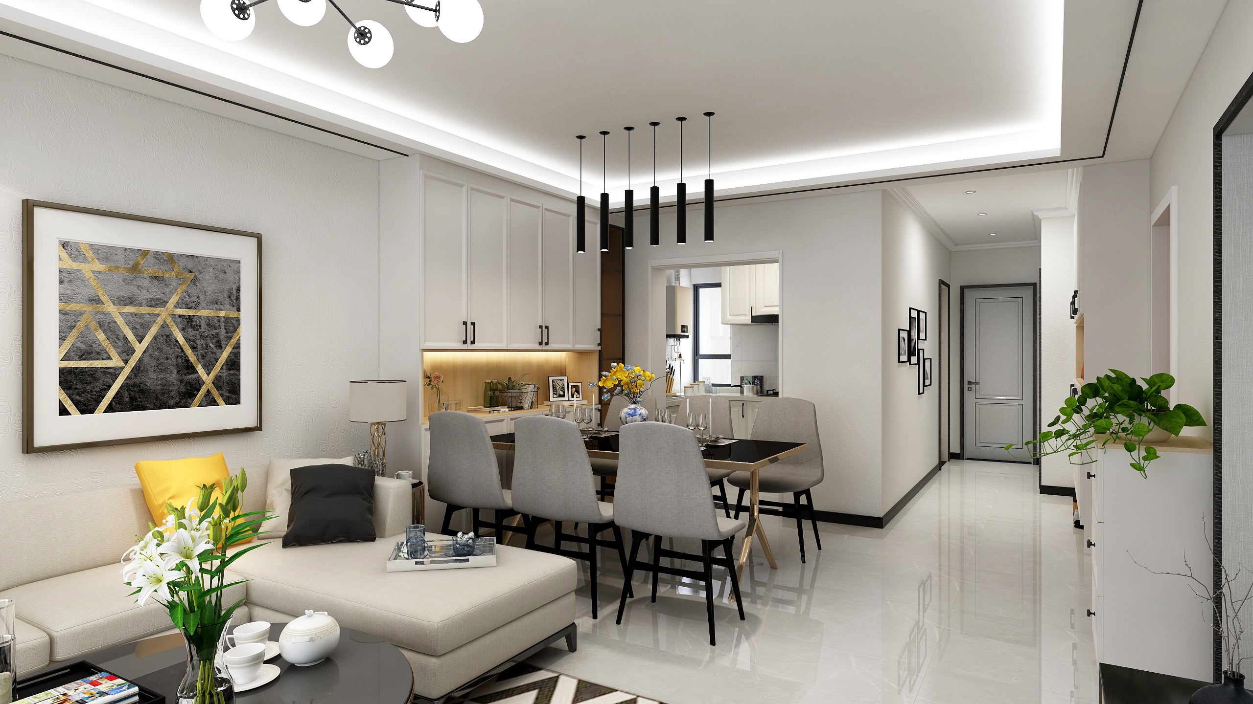 一叶知秋GowY-华鼎-中央都会-装修设计方案