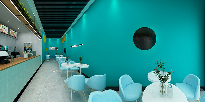 莫画-咖啡店-装修设计方案