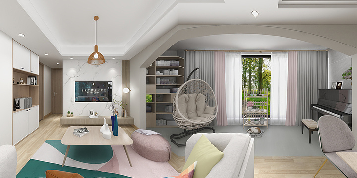 张佳星丶-北欧风格-装修设计方案