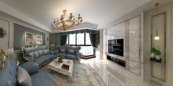 洛森整木定制-滨湖一号1栋1108梁府-装修设计方案