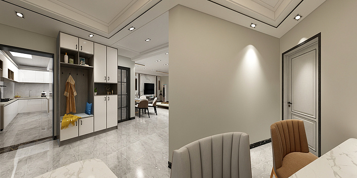 贵州华艺轩装饰工程有限责任公司-星 力城3栋602号-装修设计方案