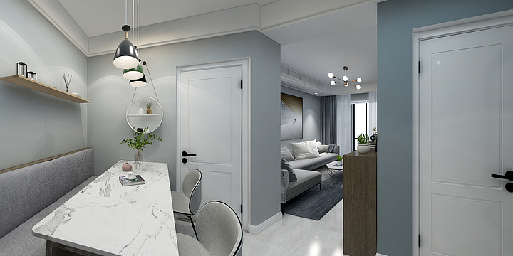 代之恒-N9-4号楼东单元中户-装修设计方案