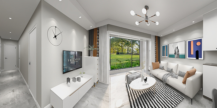 喜娜-锦绣澜山尹先生雅居-装修设计方案