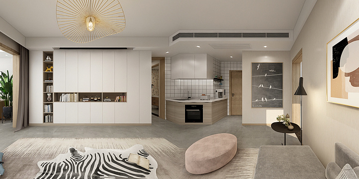 设计师贾庆君-尙西花郡【二稿修改】-装修设计方案