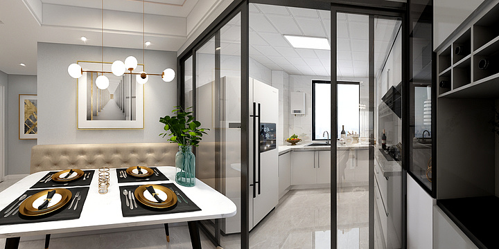 代之恒-N9-4号楼西单元西户代之恒轻奢-装修设计方案