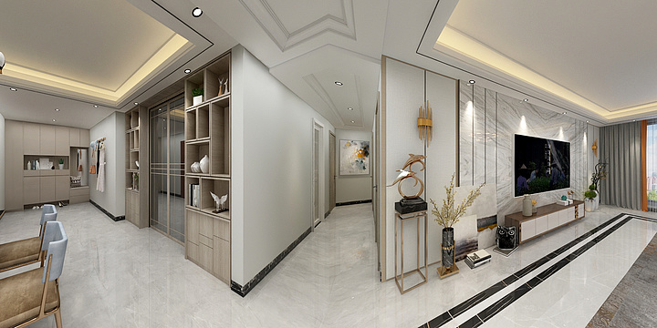 未来装饰李工-鸣城佳园115-装修设计方案