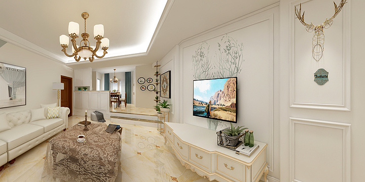 壹葉靑楓-奥园郝先生-装修设计方案