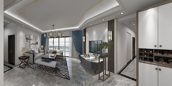 Thinkofyou-揽胜湾刘总中式-装修设计方案