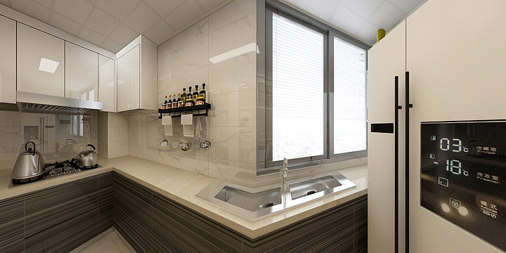 认证2022-开源珑城42幢1902室B户型-2-装修设计方案