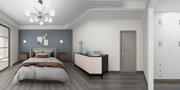 许丽丽-齐河温泉小镇105-装修设计方案