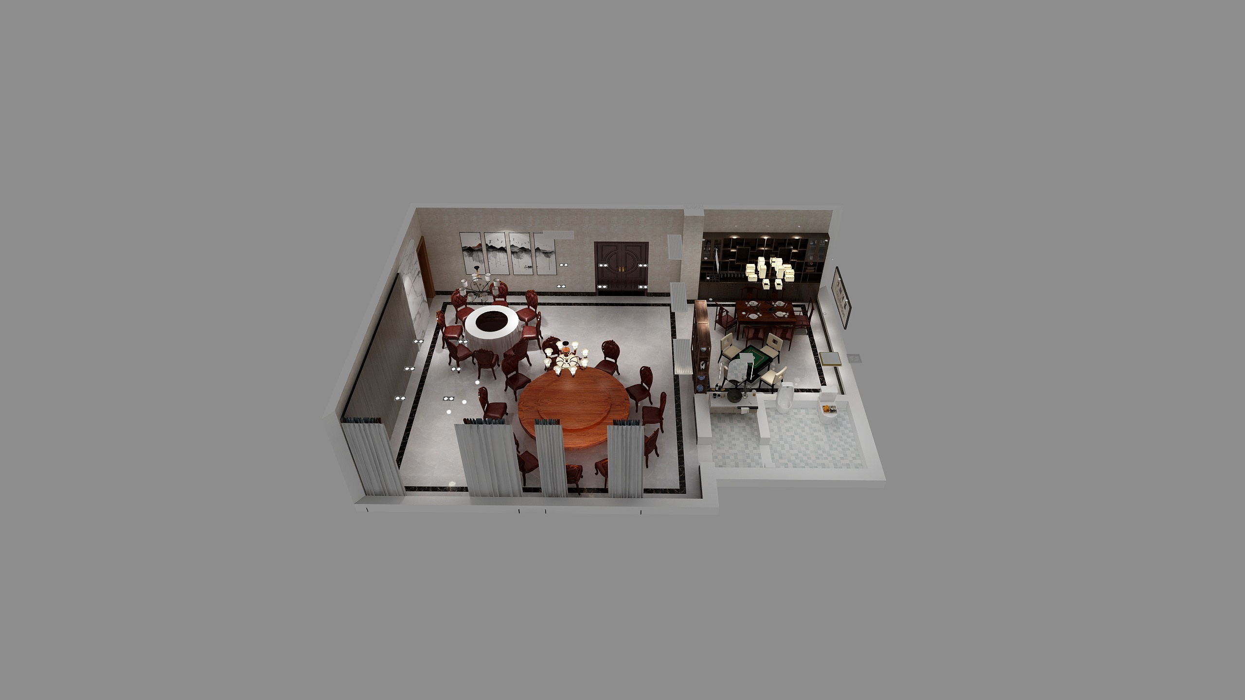 初时丶-厂区餐厅包厢-装修设计方案