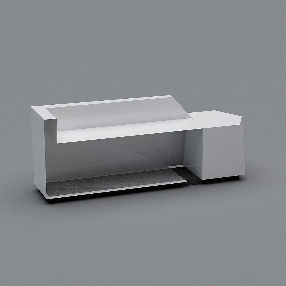 前台3D模型