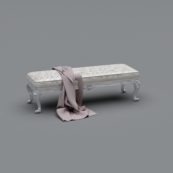European Footstools,Ottomans & Benches,Gray
