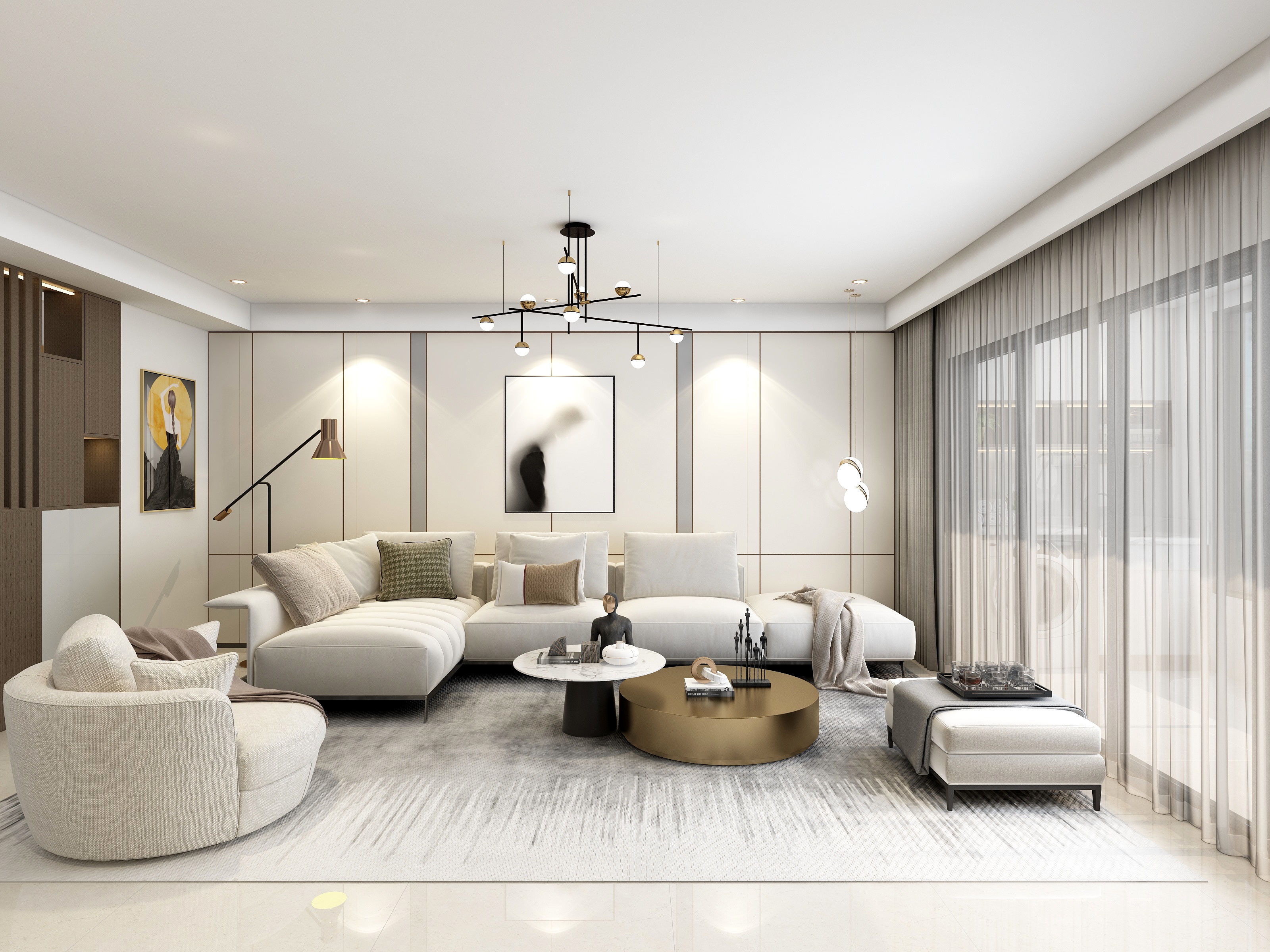 常科-现代轻奢装修效果图