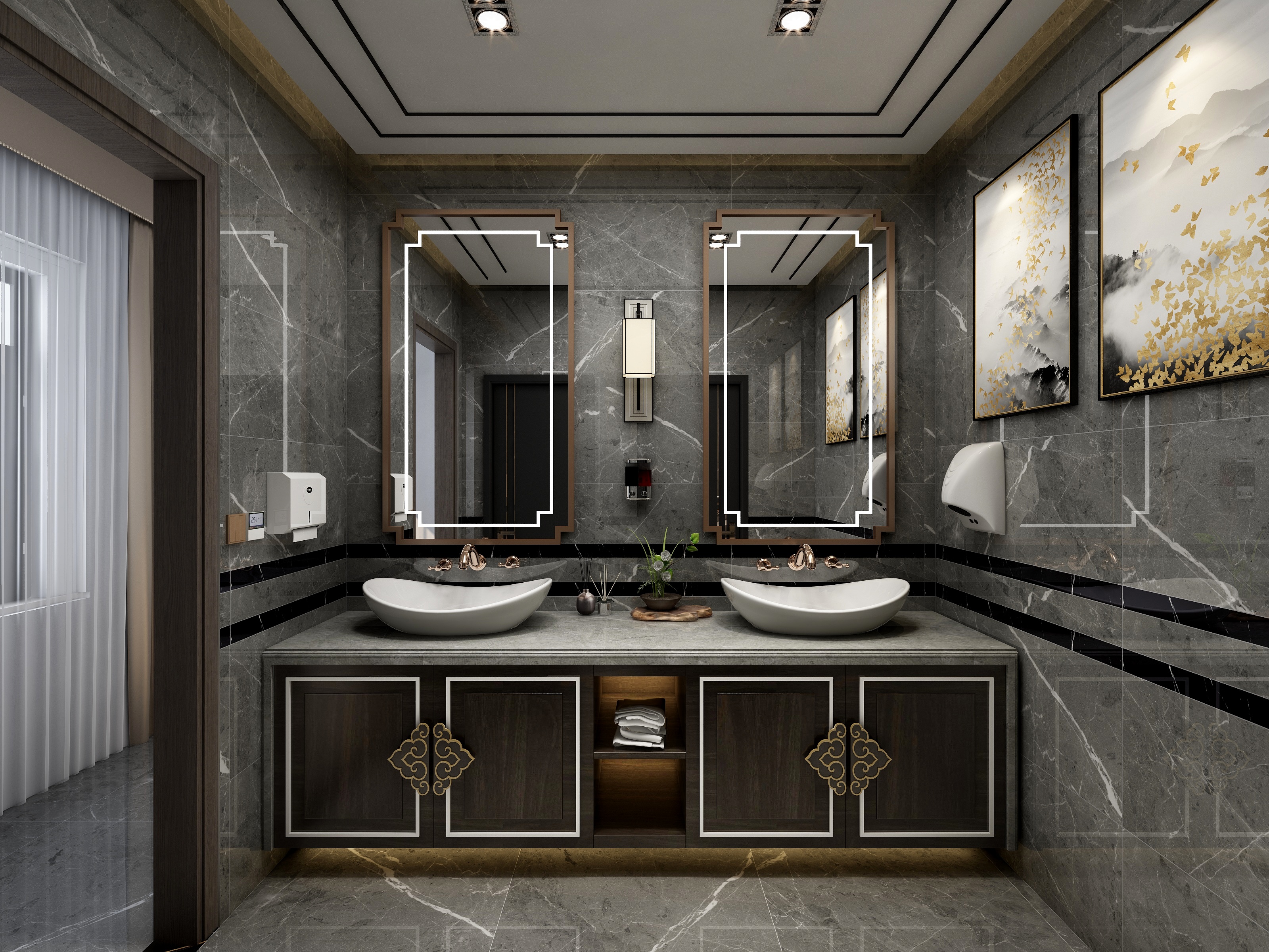 Submarine_wind-心静·如空-装修设计方案