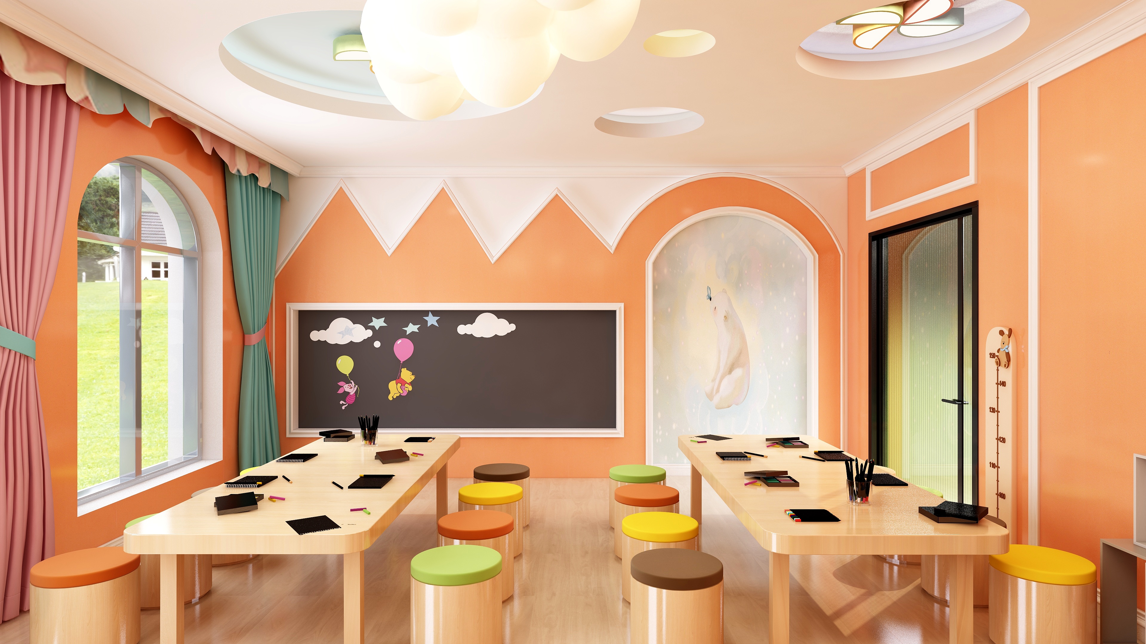 TCD天成设计事务所-幼儿园教室-装修设计方案
