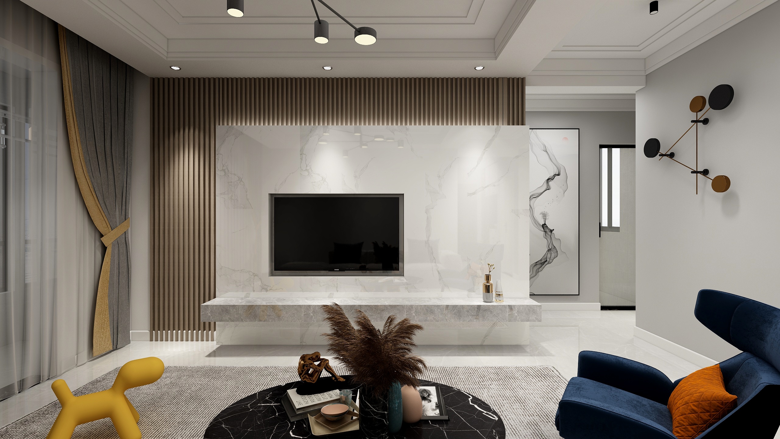 设计师王毅成-现代简约114-装修设计方案