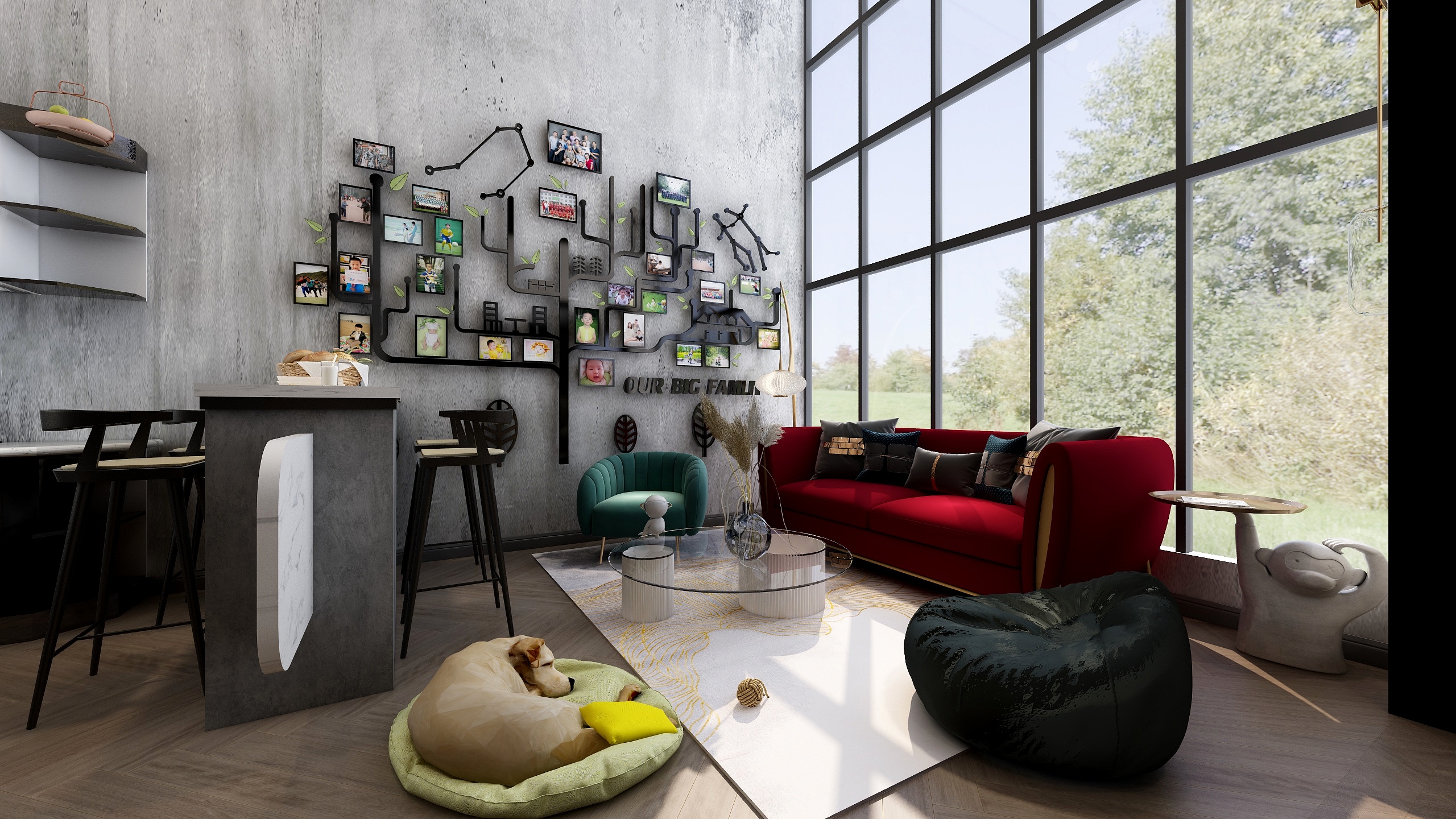 小小小小桔子呀-loft---后现代的摄影世界-装修设计方案