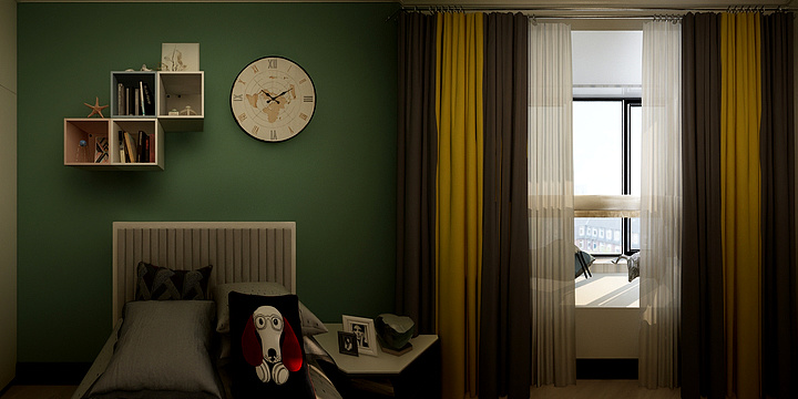 亿家欢装饰-丽景家园#次卧-装修设计方案