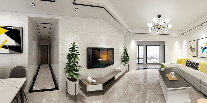 竹山宜居整装-白浪卧龙城5-1602曹总雅居-450*450-装修设计方案