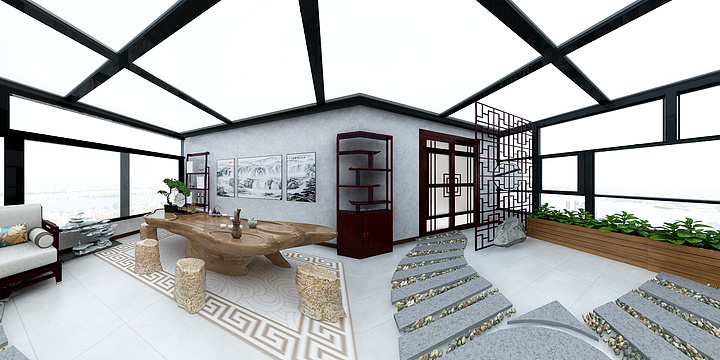 此处无心胜有心-露台-装修设计方案