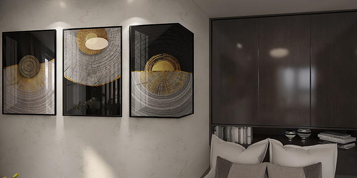 念卿效果图-一方天鹅湖-装修设计方案