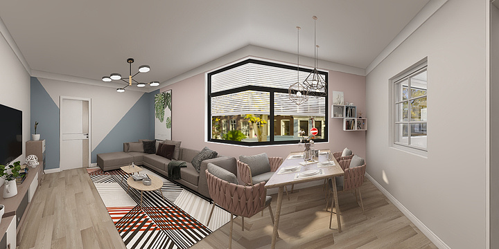 FunkyFigo-远洋新村效果图-装修设计方案