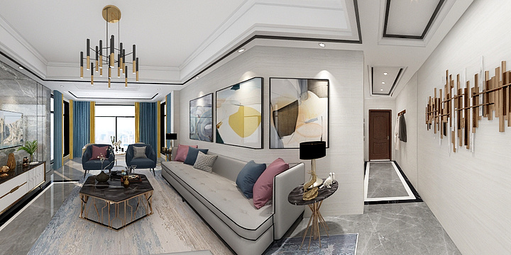 初一-鸿豪城-装修设计方案