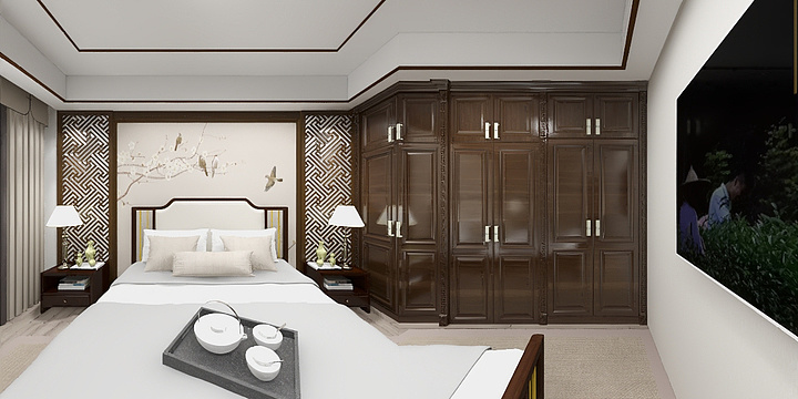 思绪室内设计-一楼卧室-装修设计方案