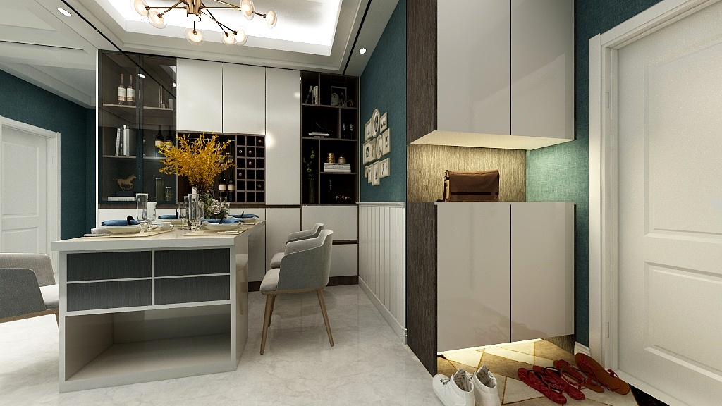 李磊同学diYb-文明区户型01-装修设计方案