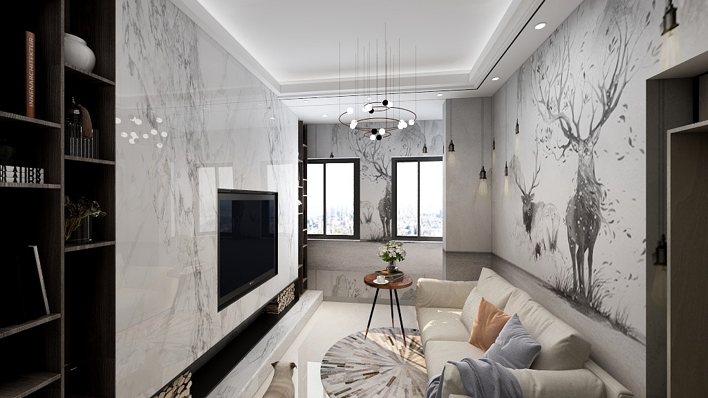 糖盈-瑞和园89.50㎡B户型3室2厅1卫-装修设计方案