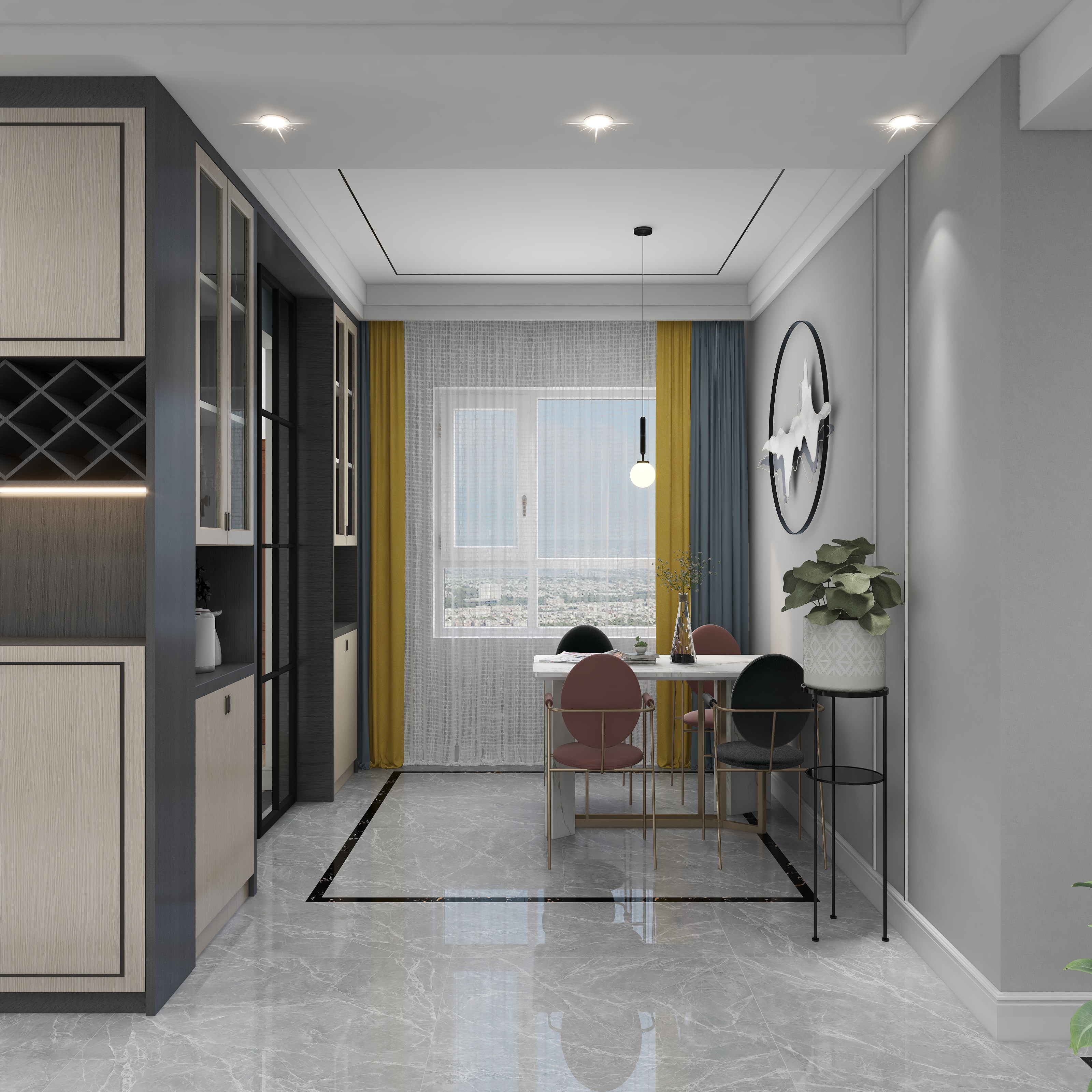 设计师钱华-碧海雅苑纯设计-装修设计方案