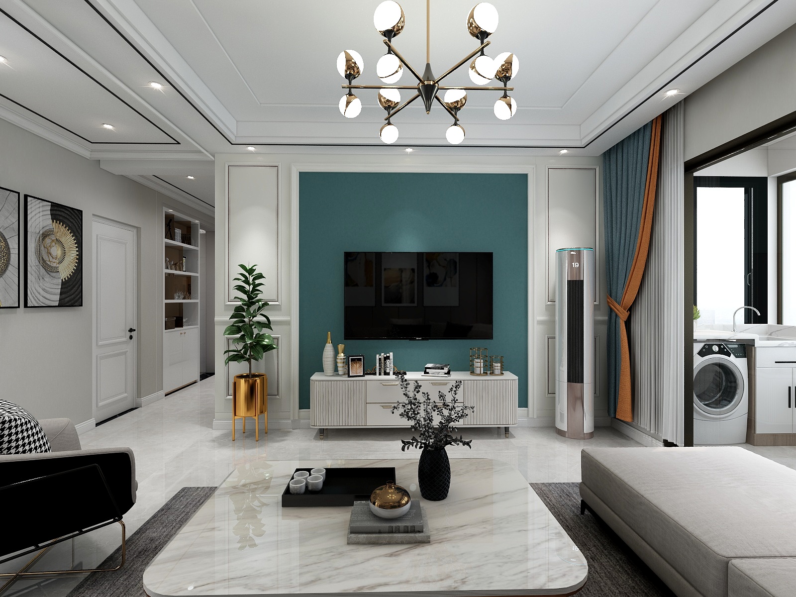 那蓝真天-家天下10、11户型-装修设计方案