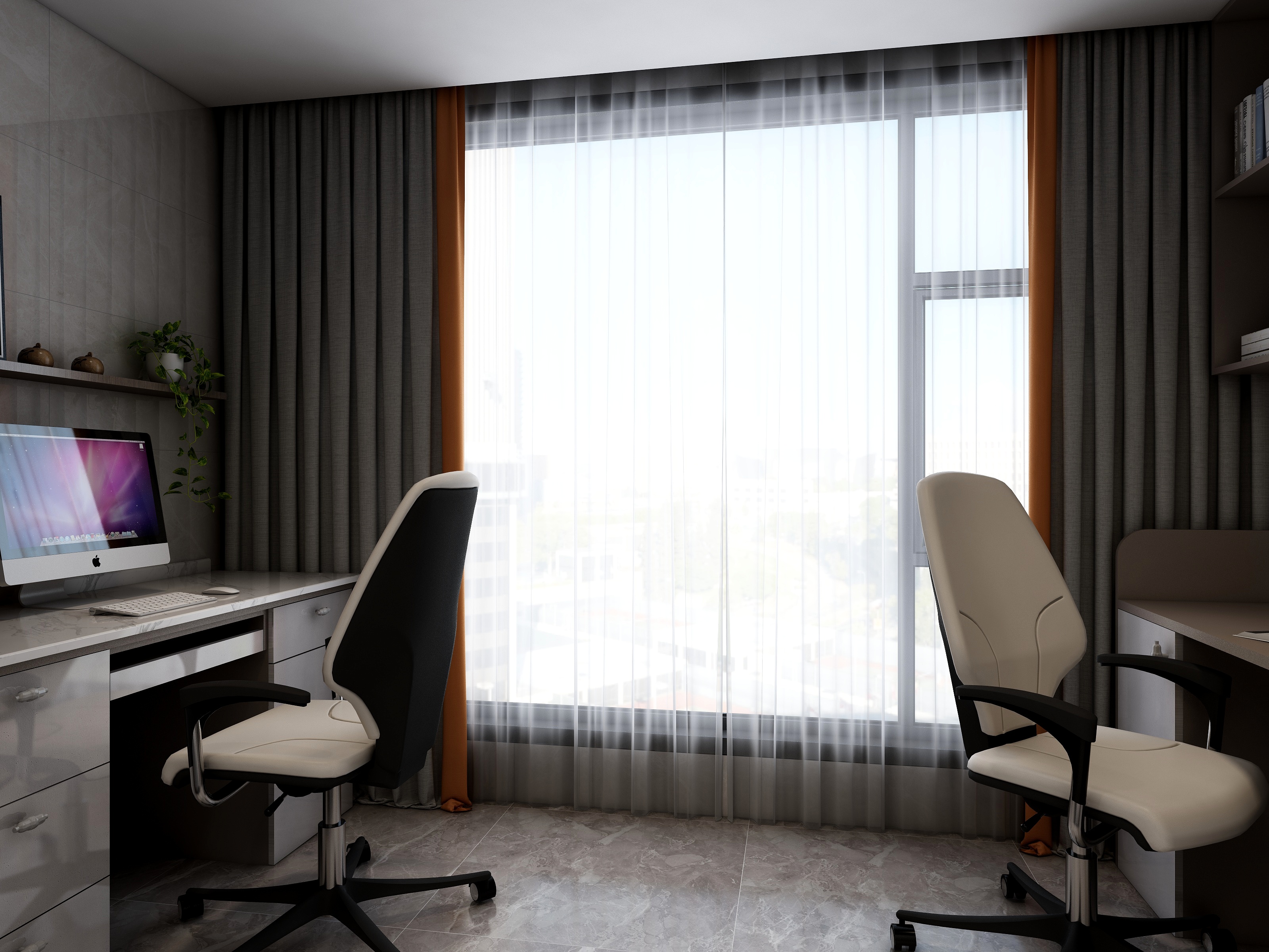 牛嵩山-《和谐》装修效果图