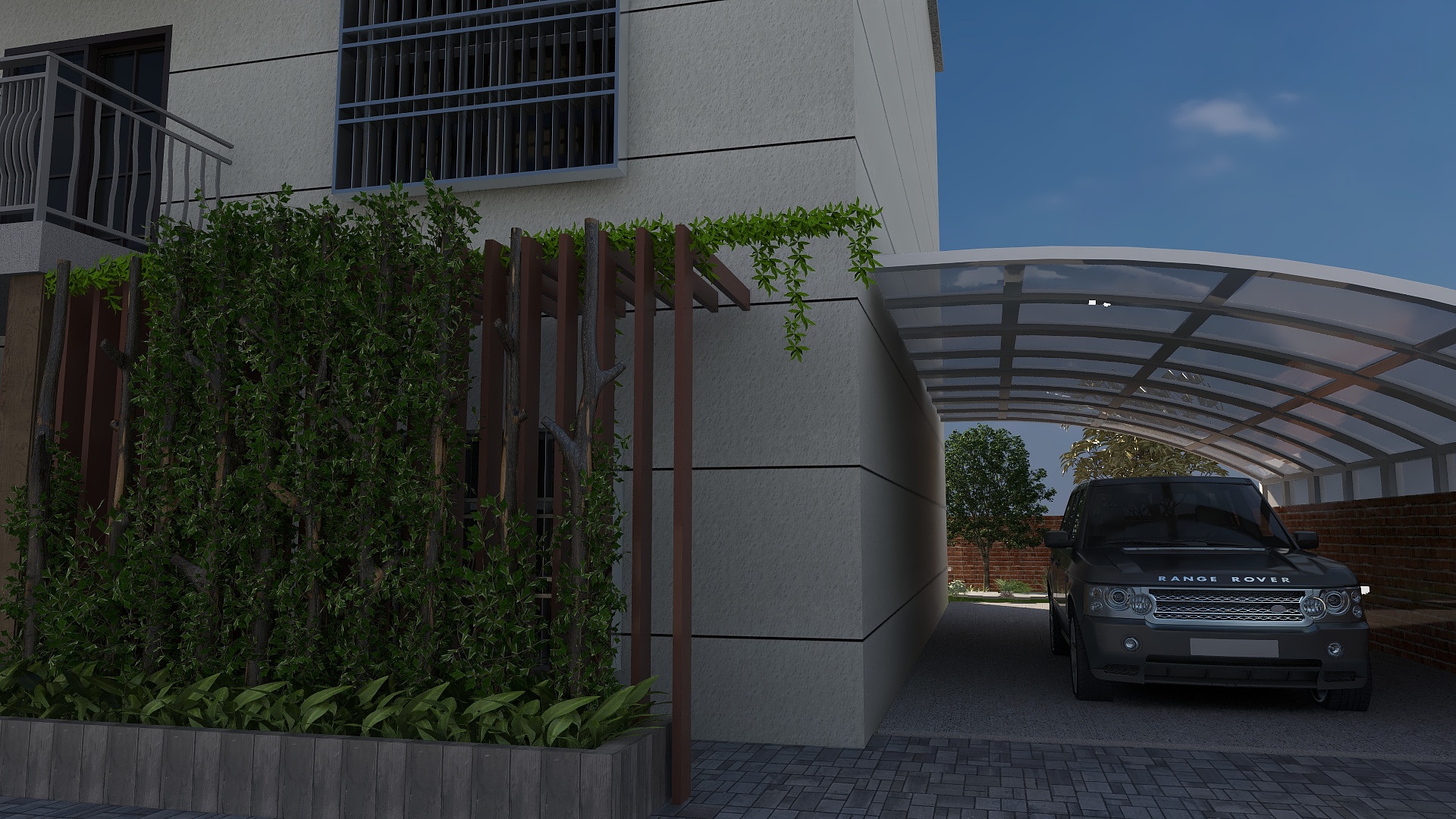 自若微风-庭院改造方案-装修设计方案