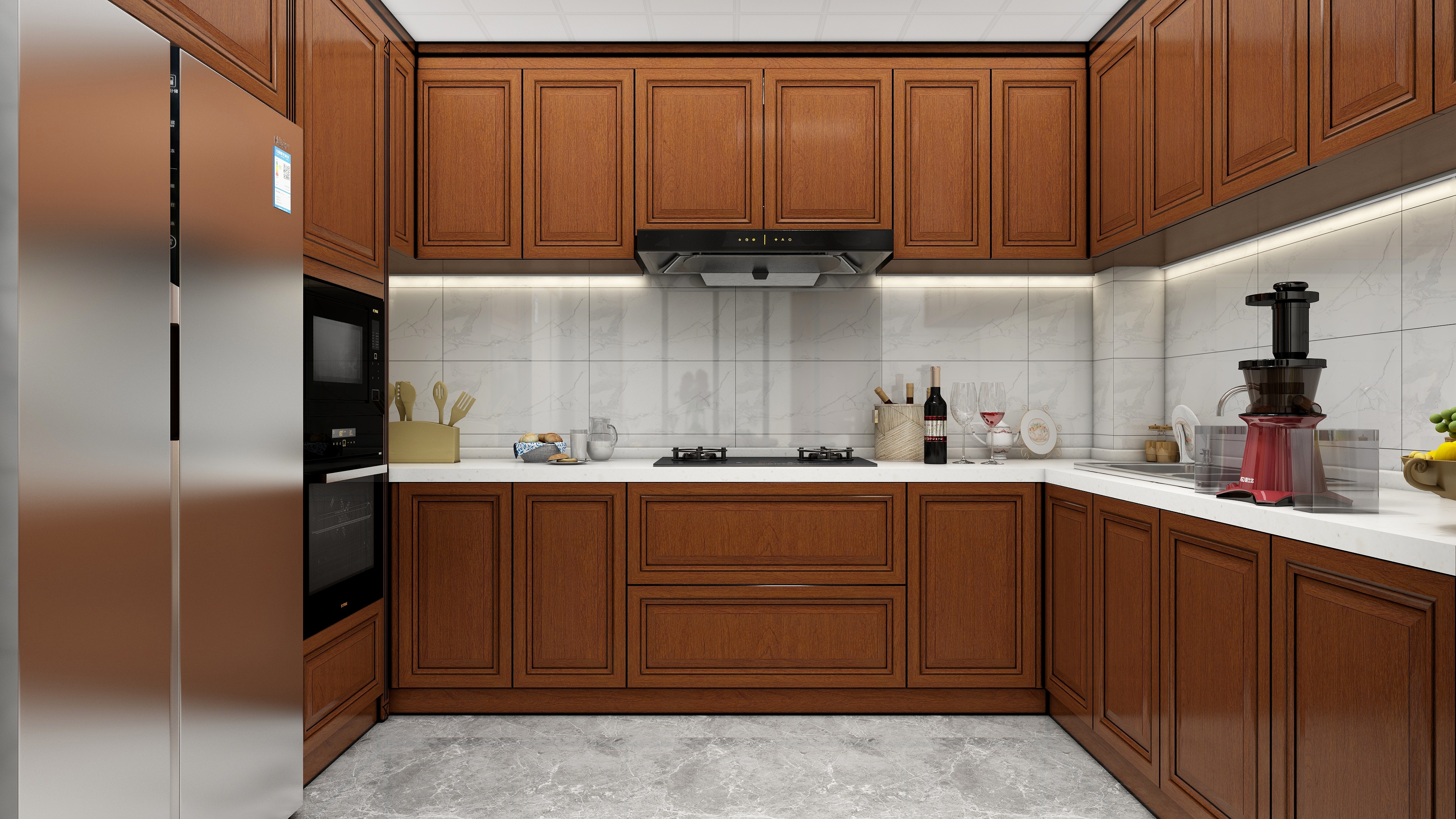 徐国瑜-新中式188平3房装修效果图