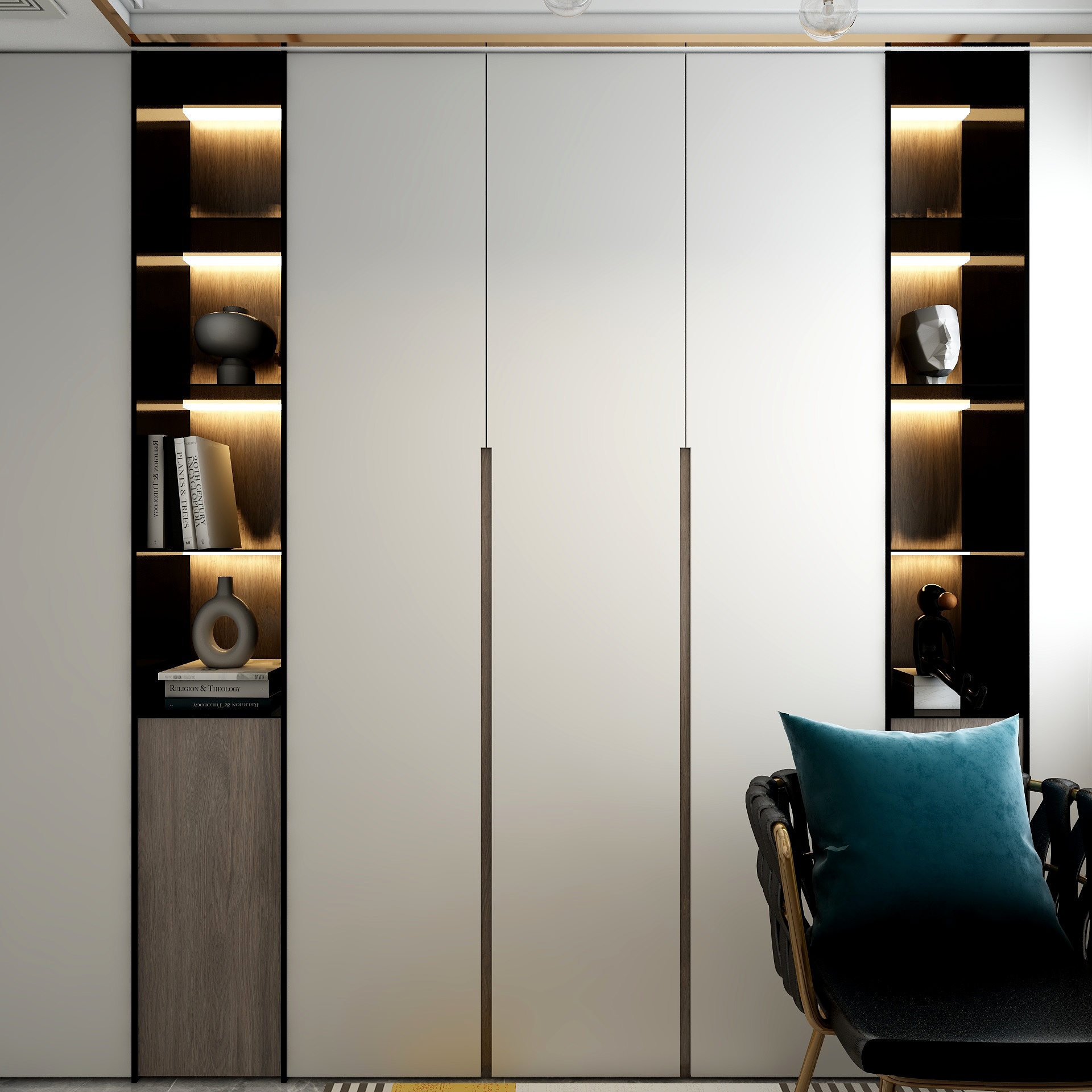 左世帅-现代轻奢146平四房装修效果图