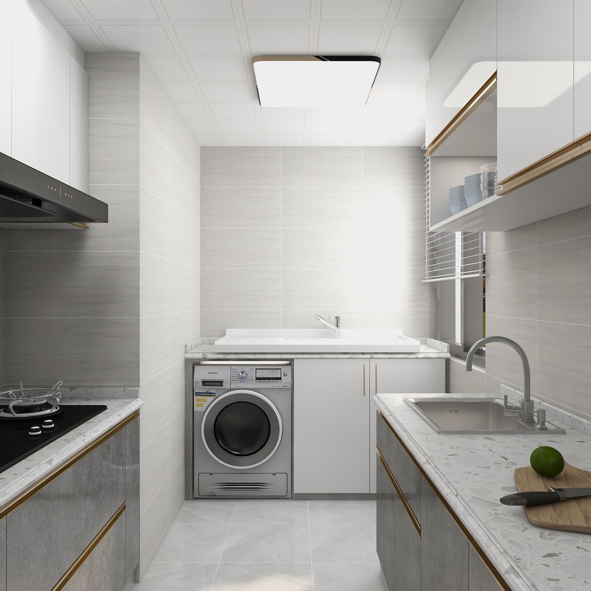 左世帅-96平现代轻奢风装修效果图