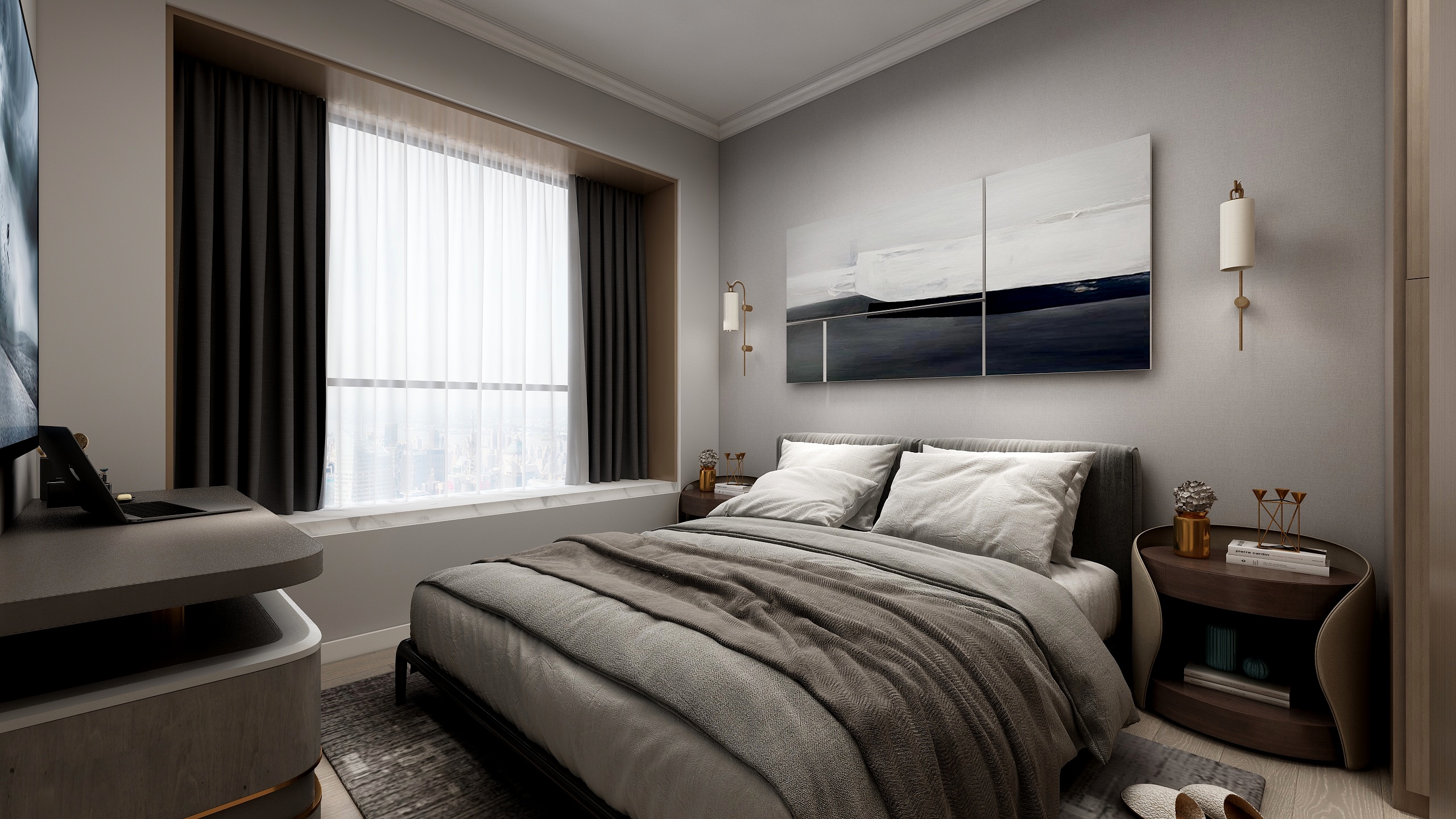 惠兰空间-上观国际43-304刘先生雅居-装修设计方案