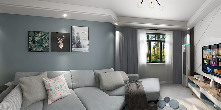 庆雅李银晓-北欧小清新-装修设计方案