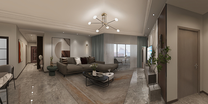 卓艺装饰2-秦正公馆A2-119㎡-装修设计方案