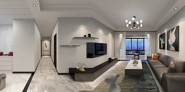 设计师邹逍宇-天元四季花城-装修设计方案