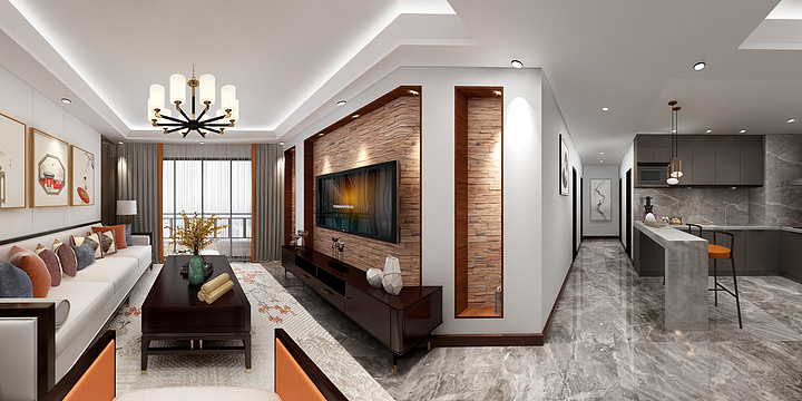 无数空间-棕榈彩虹2403-装修设计方案