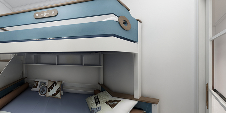 林睦权-珠海-林睦权-柠檬印象-三房一卫-85-北欧风格-装修设计方案