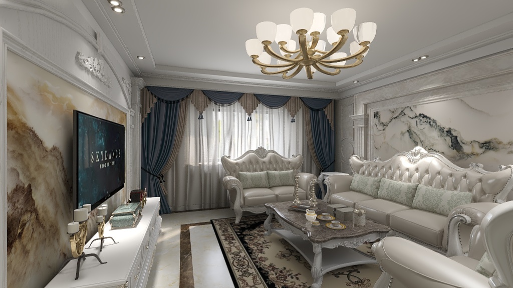 TonyIce-平安皇家花园120㎡-装修设计方案