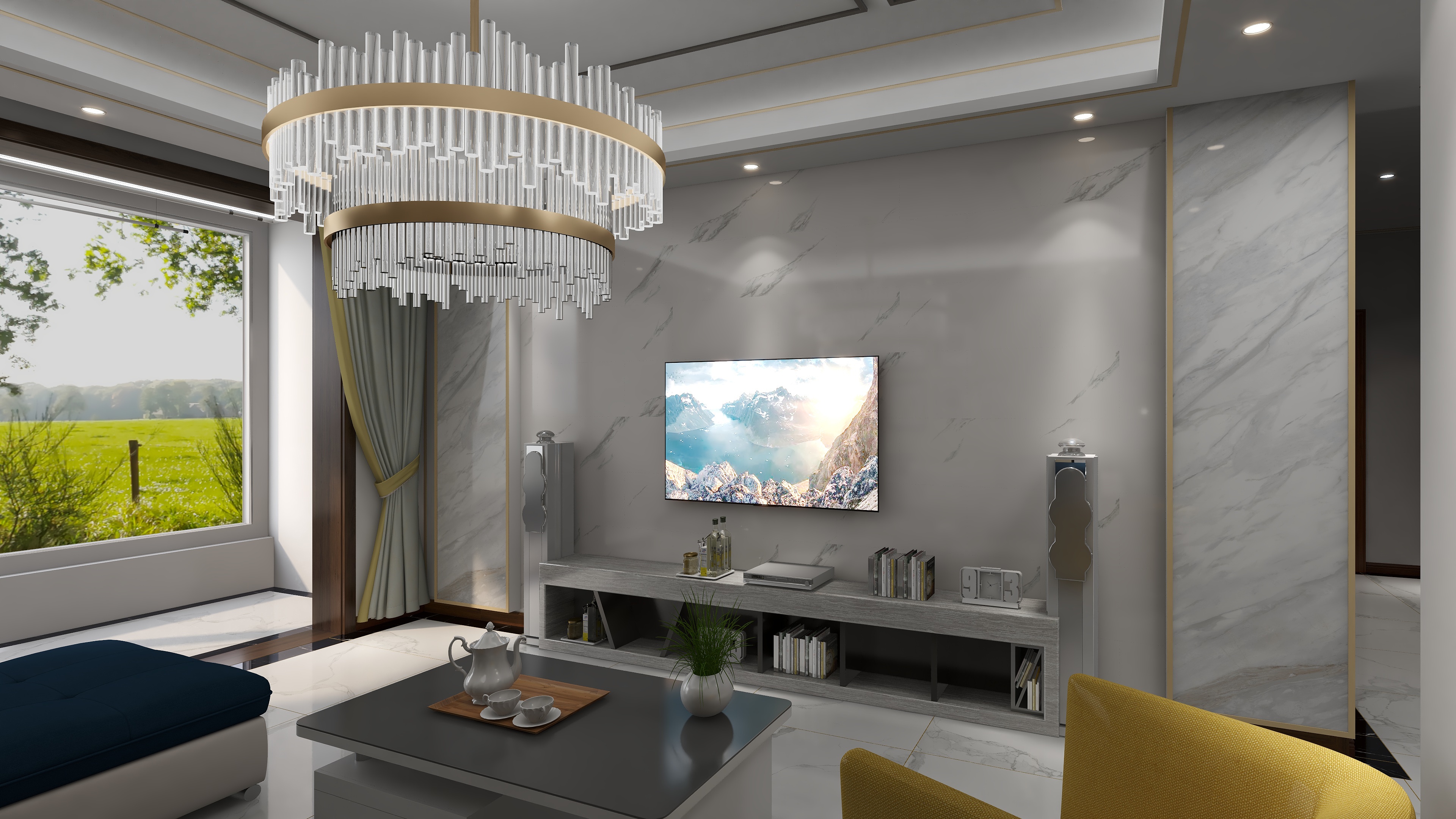 呼市张鹏-依山.北岸-装修设计方案