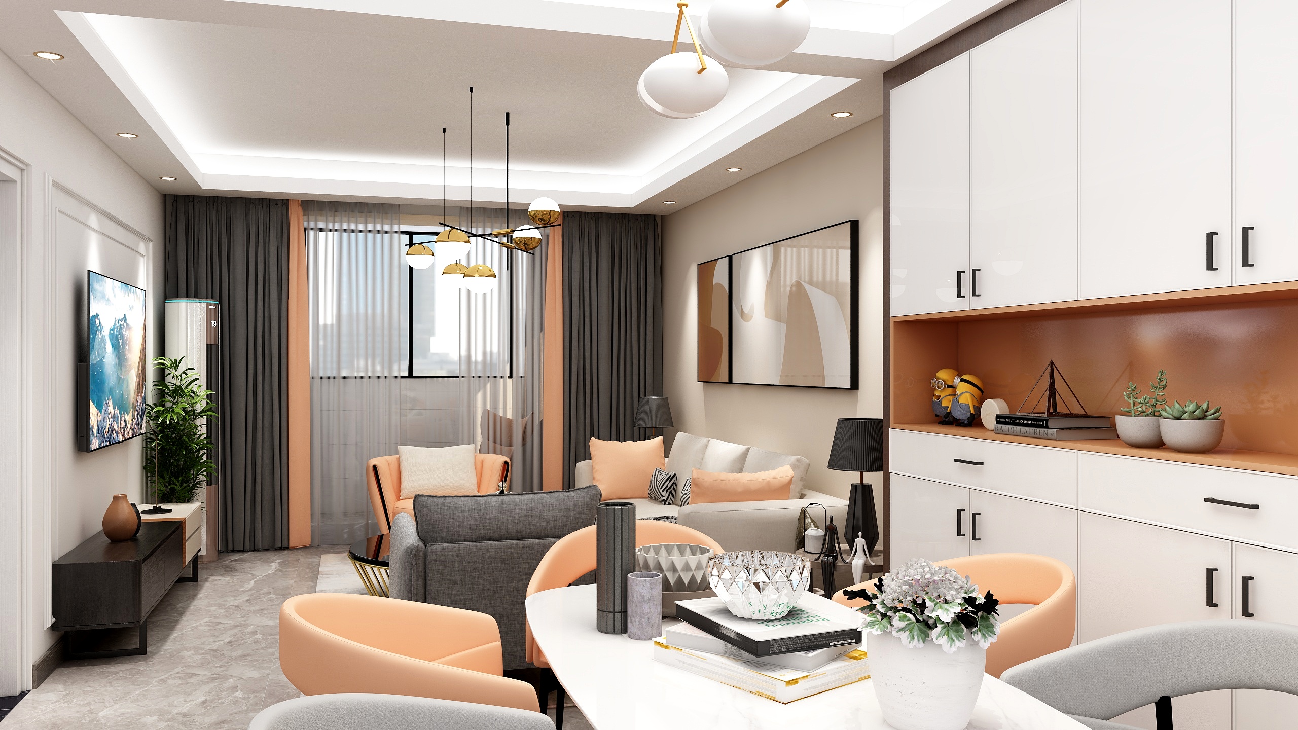 1825ZHnl-盛江花园海棠园90m²-装修设计方案